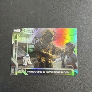 Disney Star Wars Galactic Nights Galaxy's Edge Trading Cards Hondo and Chewie